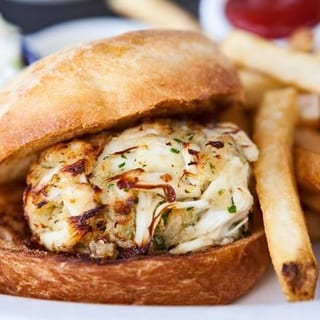 Lump Crab Cake Sandwich