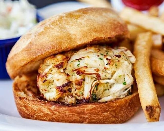 Jumbo Lump Crab Cake sandwich.